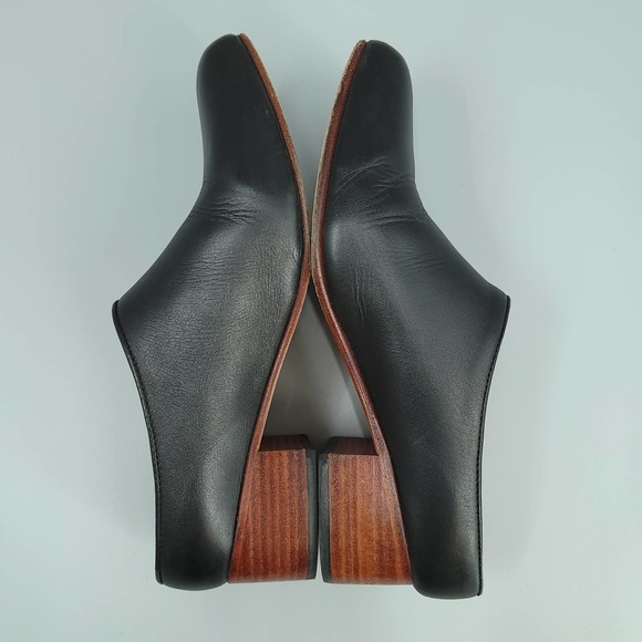 Nisolo Sofia Slip-On Black Leather Mule Clog size 7 - Picture 9 of 14